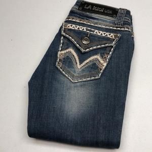 PREMIUM L.A. IDOL SKINNY FLAP JEANS 26x30 😎
